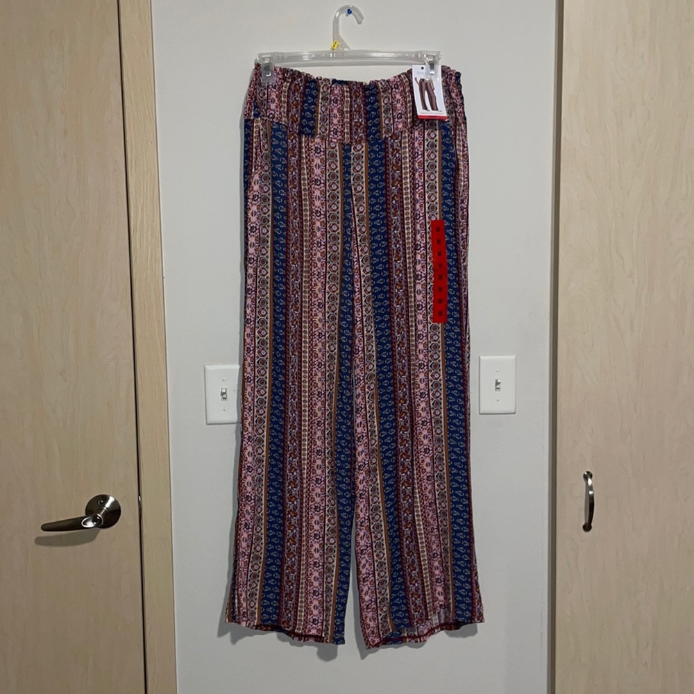 Printed pull on pant